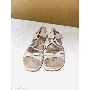 SKECHERS - Reggae Slim Vacay Women's Size 10 Strappy Sport Sandal tan 220